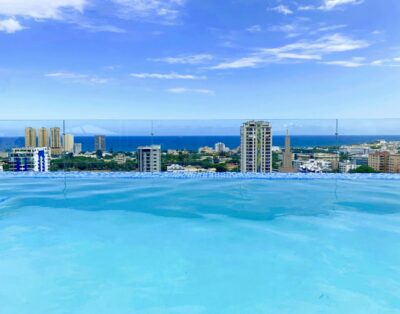 Stunning 1 bedroom w pool and gym city center